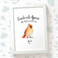 Bird Memorial Name Personalised Parent Loss Gift Prints Cardinals Appear Wall Art Custom Remembrance Nan Grandad