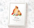 Cardinal Personalised Thank You Print