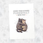 Cuddling Cats Print "Every Year Is More Purrrfect With You"