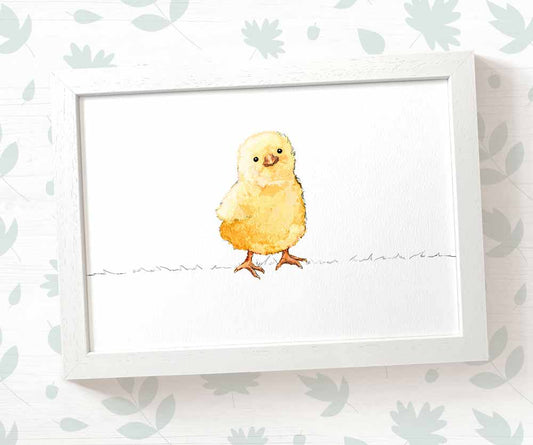 Chick Farm Animal Nursery Print