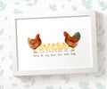 Personalised Chicken Family Portrait