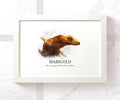 Crested Gecko Personalised Pet Name Print