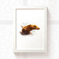 Crested Gecko Art Print | Lizard Print