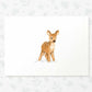Deer Woodland Animal Nursery Print