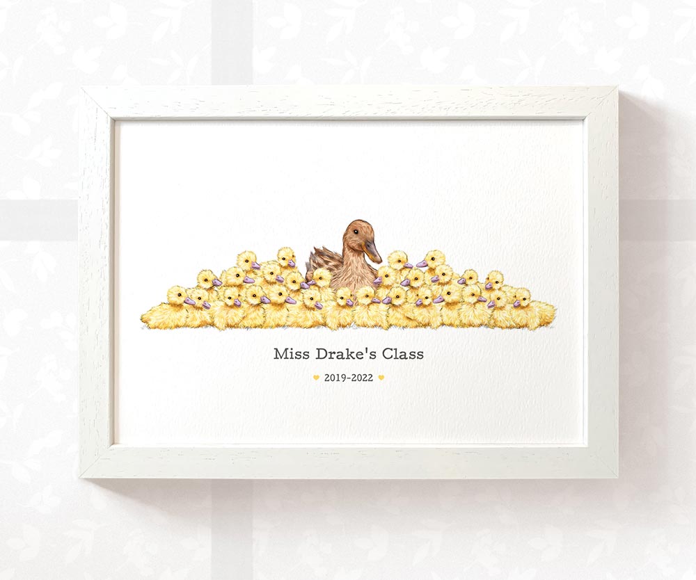 Best Small Gifts For Teachers Farewell End Of Term Leaving Presents Nursery Thank You Duck Prints