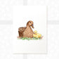 Duck and chick baby room wall art