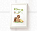 Duck Mother And Baby Print "Always My Mother, Forever My Friend"