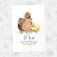 Bird Thank You Personalised Name Gift Prints Duck Wall Art Custom Fathers Day Son Grandad Present