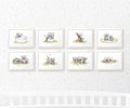 Elephant Nursery Prints Set of 8