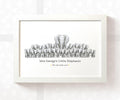 Personalised Elephant Best Teacher Print