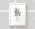 Elephant Personalised Thank You Print