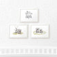 Safari Nursery Prints Twin New Baby Shower Gift Ideas Elephant Wall Art Set Playroom Decor UK