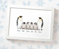 Personalised Penguin Family Portrait
