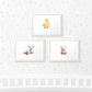 Farm Animal Nursery Prints New Baby Shower Gift Boy Girl Wall Art Set Playroom Decor UK