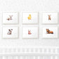 Farm Animal Nursery Prints New Baby Shower Gift Boy Girl Wall Art Set Playroom Decor UK