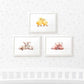 Farm Animal Nursery Prints Twin New Baby Shower Gift Ideas Wall Art Set Playroom Decor UK