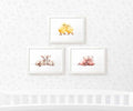 Farm Animals Twin Nursery Prints Set of 3