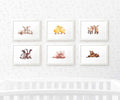 Farm Animals Twin Nursery Prints Set of 6