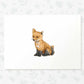 Fox Woodland Animal Nursery Print