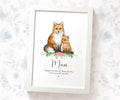 Fox Personalised Thank You Print