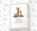 Giraffe Personalised Thank You Print