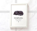 Black Goldendoodle Personalised Print