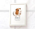 Guinea Pig Pet Print - Choose Your Colour