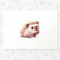 Hedgehog Woodland Animal Nursery Print