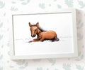 Horse Farm Animal Nursery Print