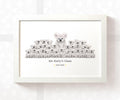 Personalised Koala Best Teacher Print