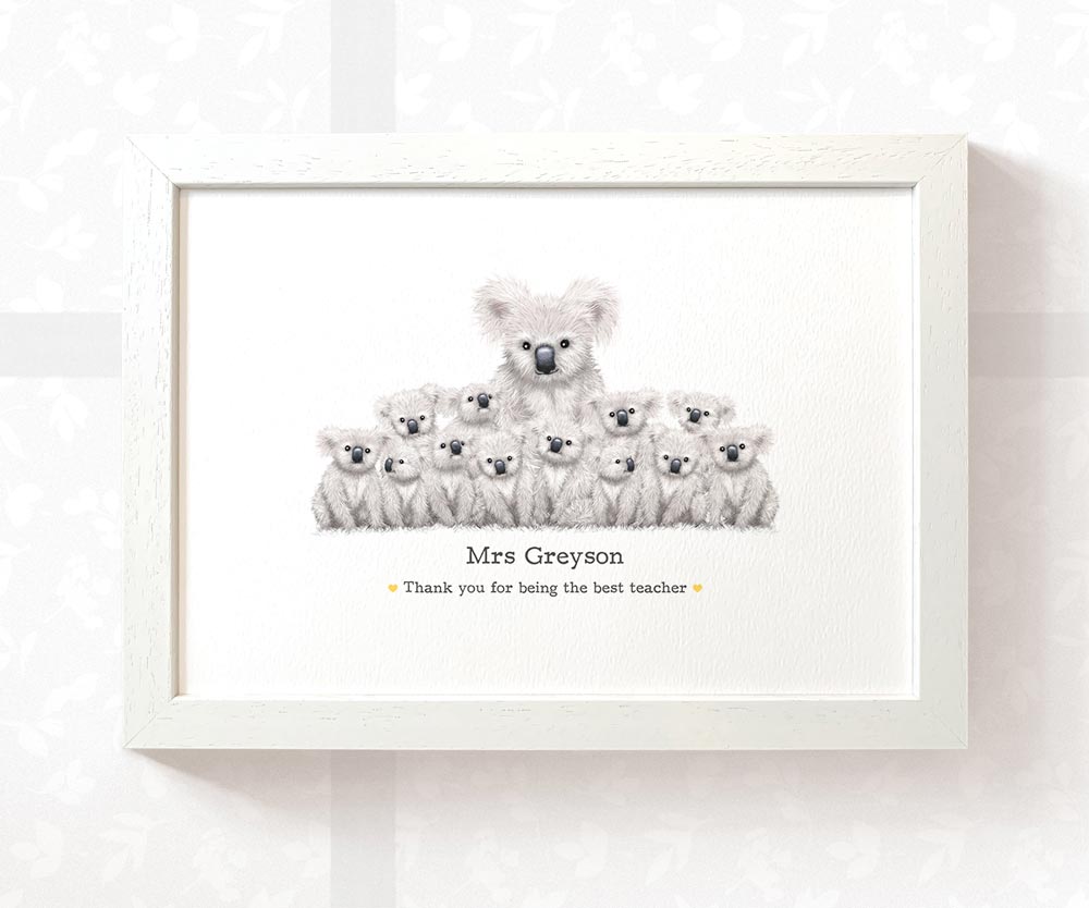 Best Small Gifts For Teachers Farewell End Of Term Leaving Presents Nursery Thank You Koala Prints