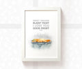 Sleeping Leopard Gecko Nursery Print "Sweet Dreams"