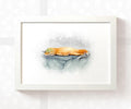 Leopard Gecko Sleeping Print