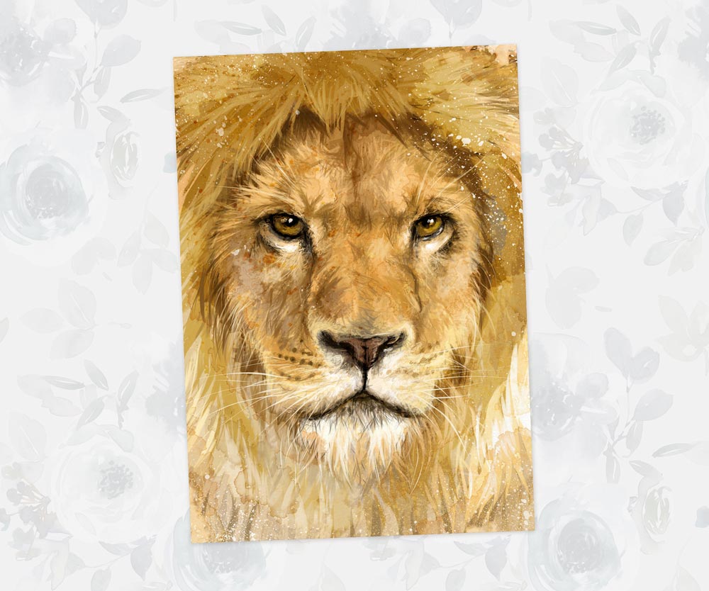 Proud Lion Art Print