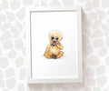 Monkey Safari Animal Nursery Print