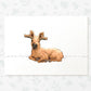 Moose Woodland Animal Nursery Print