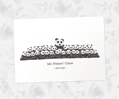 Personalised Amazing Teacher Gifts Homemade Ideas Nursery Thank You Presents Headteacher Retirement Panda Custom Animal Prints