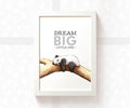 Sleeping Panda Nursery Print "Dream Big Little One"