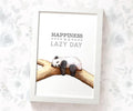 Panda Sleeping Print "Happiness is a Lazy Day"