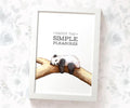 Panda Sleeping Print "Enjoy the Simple Pleasures"