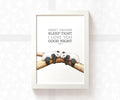 Sleeping Panda Nursery Print for Twins "Sweet dreams"