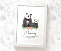 Panda Personalised Thank You Print