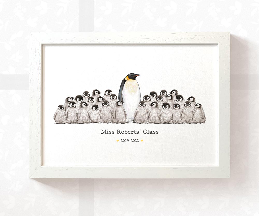 Personalised Gift For Teacher Appreciation Thank You Best Headteacher Presents Penguin Custom Prints Meaningful Farewell Ideas