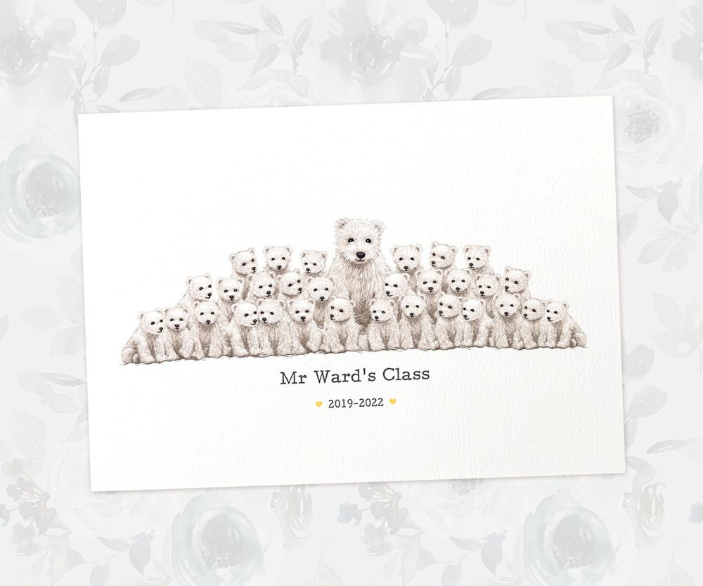 Personalised Amazing Teacher Gifts Homemade Ideas Nursery Thank You Presents Headteacher Retirement Polar Bear Custom Animal Prints