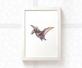 Pterodactyl Dinosaur Nursery Print