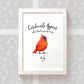 Bird Memorial Name Personalised Parent Loss Gift Prints Cardinals Appear Wall Art Custom Sympathy Mum Dad