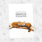 Red Panda Sleeping Print "Enjoy the Simple Pleasures"