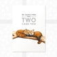 Red Pandas Nursery Print for Twins "We made a wish & two came true"