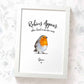 Bird Memorial Name Personalised Remembrance Memoriam Ideas Prints Robins Appear Wall Art Custom Sympathy Delivery UK