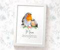 Robin Personalised Thank You Print